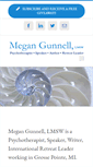 Mobile Screenshot of megangunnell.com